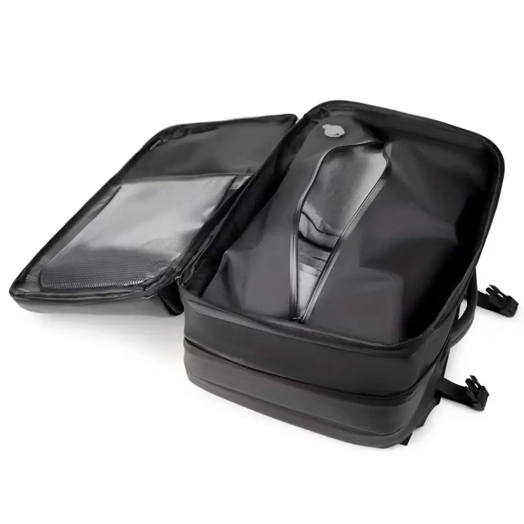 Traveling Bag Vacuum Compression with Air Pump Device 17-Inch Backpack, Waterproof Oxford Fabric